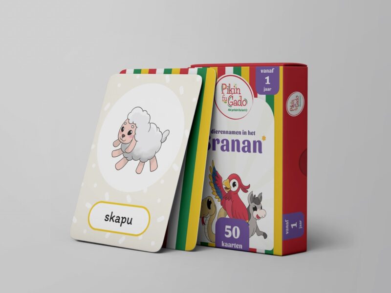 Speelkaarten – Dierennamen in het Sranan