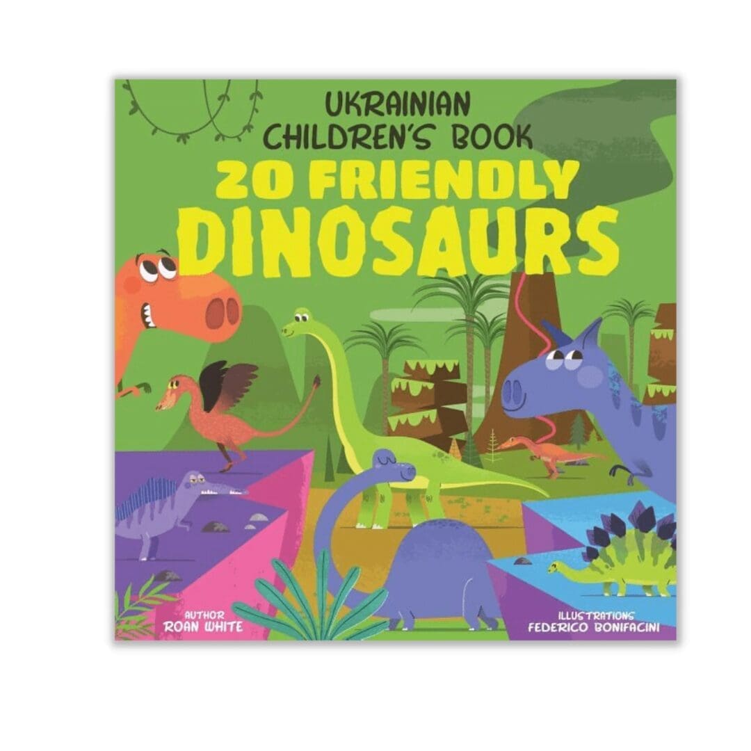 20 Friendly Dinosaurs - Oekraïense kinderboeken