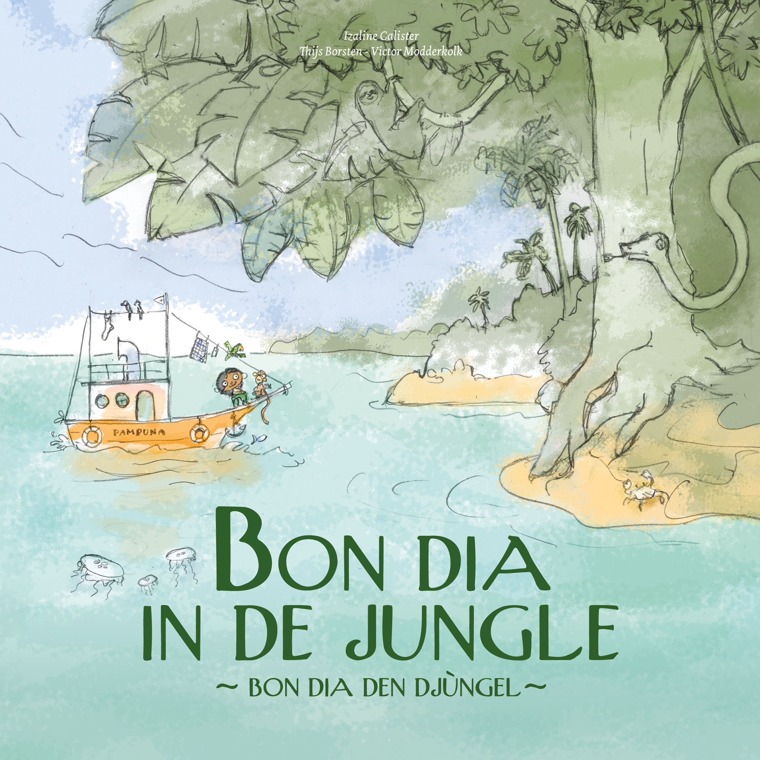 Bon dia in de jungle – omslag