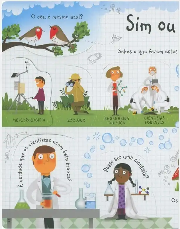 Espreita Perguntas e Respostas sobre a Ciência - Portugese kinderboek
